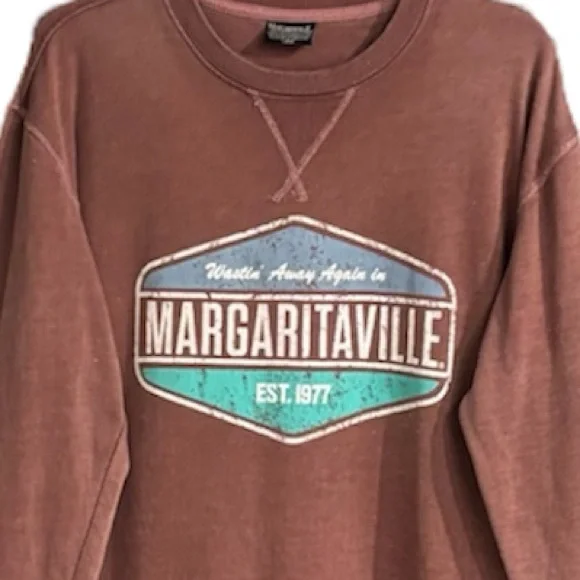 Vintage Sweatshirt Jimmy Buffet Wastin Away In Margaritaville Size Large - Picture 5 of 9